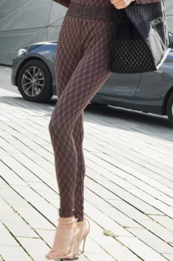 Discount Printed Legging 200-21 Bukser, Jeans & Leggings