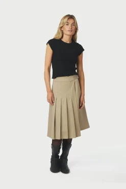 Neo Noir Nederdele<Prisilla Twill Skirt 167273