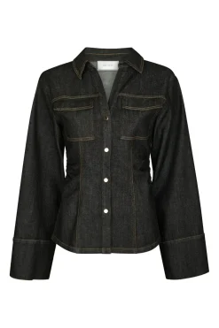 New Rabia Denim Shirt 166018 Bluser & Skjorter|Ammevenligt Tøj