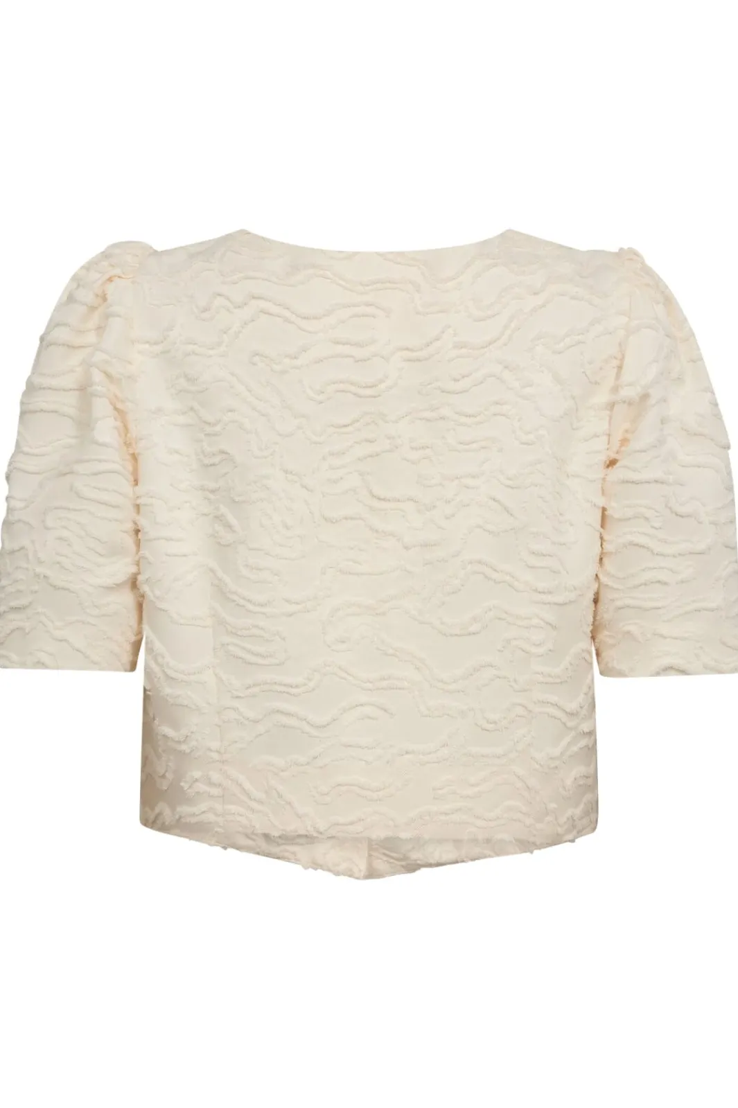 Outlet Rachelcc Crop Tie Ss Shirt 35801 Bluser & Skjorter|Ammevenligt Tøj