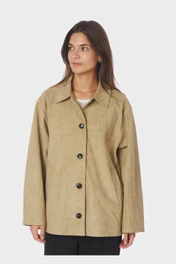 Sale Ravina Faux Suede Jacket 167352 Overtøj & Jakker