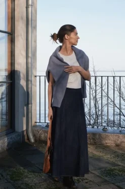 Neo Noir Nederdele<Raya Denim Skirt 164339