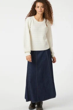 Neo Noir Nederdele<Raya Denim Skirt 164339