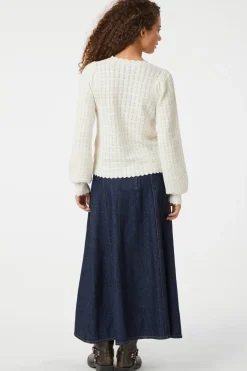 Neo Noir Nederdele<Raya Denim Skirt 164339