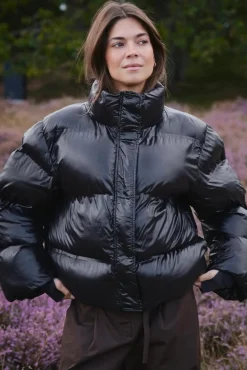 New Rhea Shiny Puffer Jacket 165094 Overtøj & Jakker