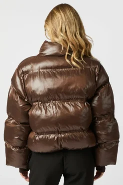 Outlet Rhea Shiny Puffer Jacket 165094 Overtøj & Jakker