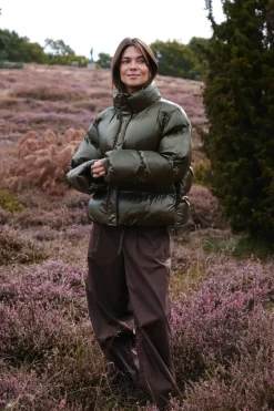 Neo Noir Overtøj & Jakker<Rhea Shiny Puffer Jacket 165094