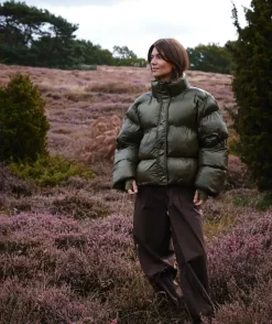 Neo Noir Overtøj & Jakker<Rhea Shiny Puffer Jacket 165094