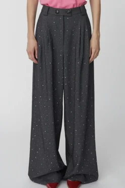 Outlet Rhinestone Suiting Pants Bukser, Jeans & Leggings