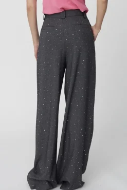 Outlet Rhinestone Suiting Pants Bukser, Jeans & Leggings