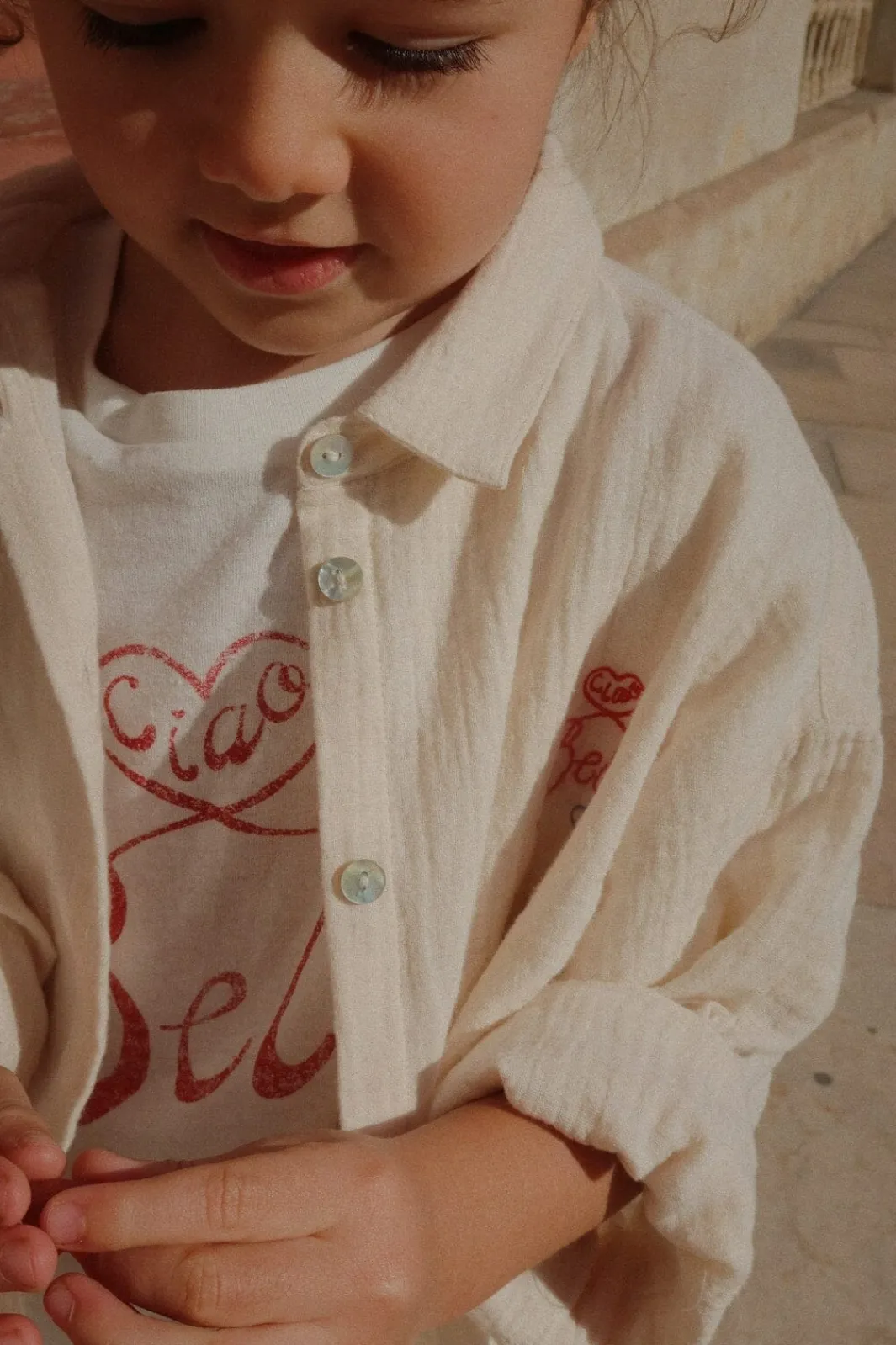 Børn Konges Sløjd Bluser & Skjorter<Rhw X Ks Bella Shirt Gots Ks103591