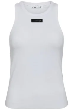 Rib Badge Tank HL10011 T-Shirts & Toppe