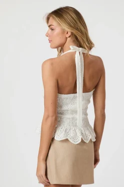 Neo Noir T-Shirts & Toppe<Ribbi Halter Neck Top 165134