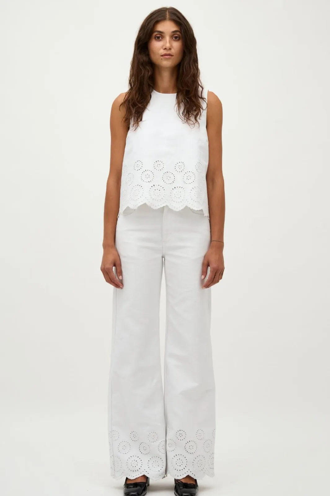 Global Funk T-Shirts & Toppe<Rihne Scallop-G