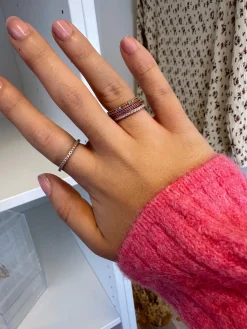 Ringe med sten Ringe