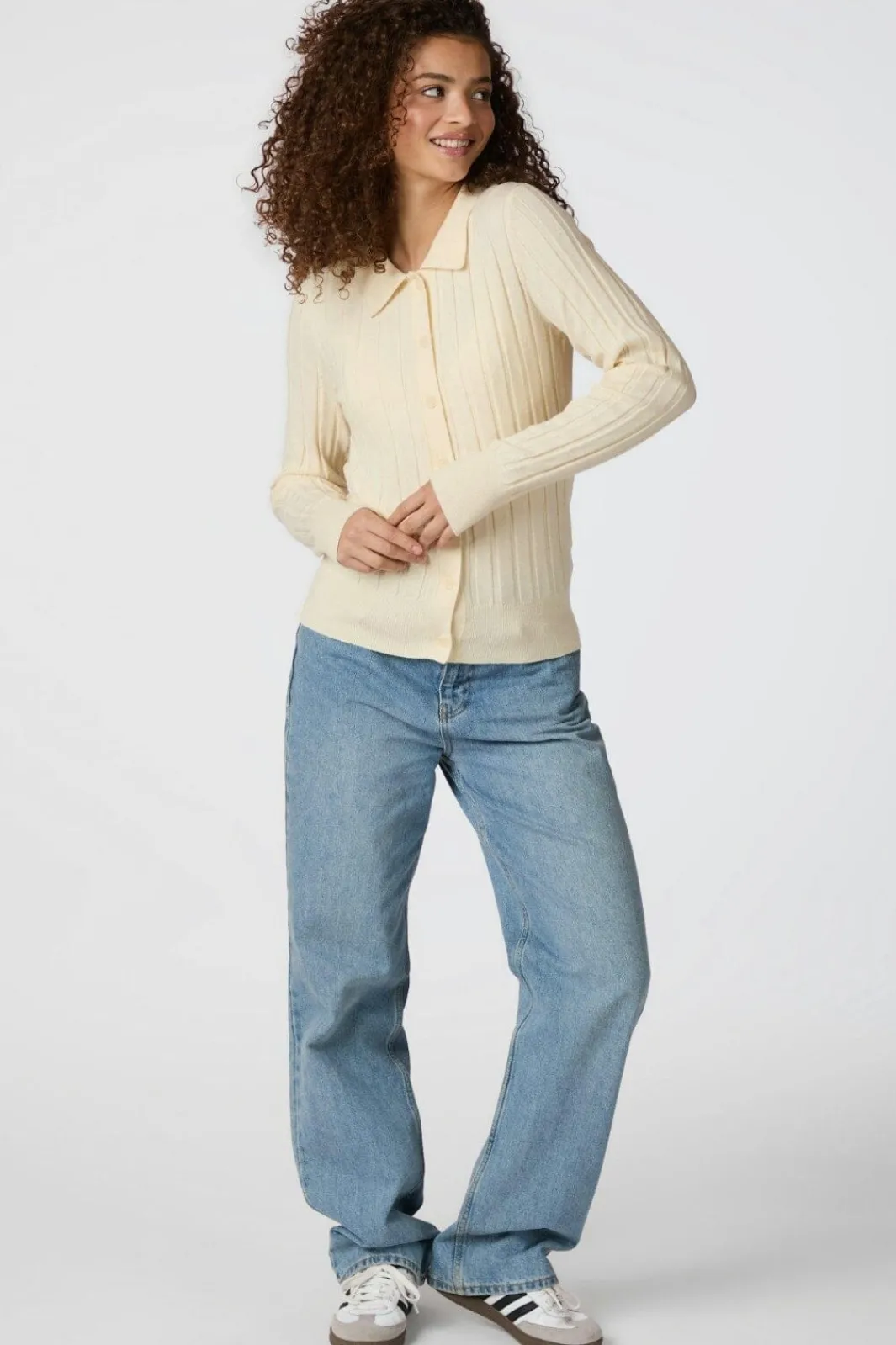 Neo Noir Cardigans|Ammevenligt Tøj<Rio Solid Knit Cardigan 164579