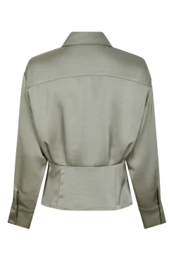Neo Noir Bluser & Skjorter|Ammevenligt Tøj<Risisa Heavy Sateen Shirt 164052