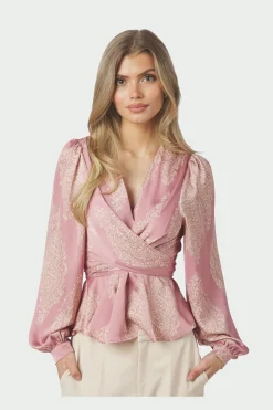 Neo Noir Bluser & Skjorter<Rista Paisley Drop Blouse 166208