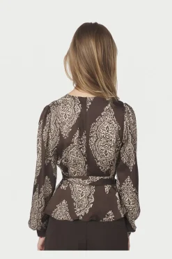 Neo Noir Bluser & Skjorter<Rista Paisley Drop Blouse 166208