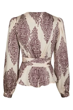 Neo Noir Bluser & Skjorter<Rista Paisley Drop Blouse 166208