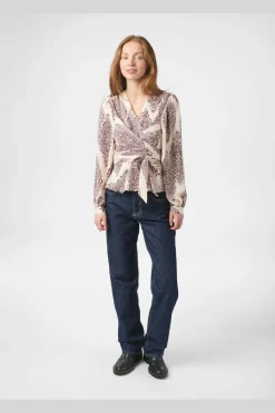 Neo Noir Bluser & Skjorter<Rista Paisley Drop Blouse 166208