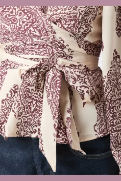 Neo Noir Bluser & Skjorter<Rista Paisley Drop Blouse 166208