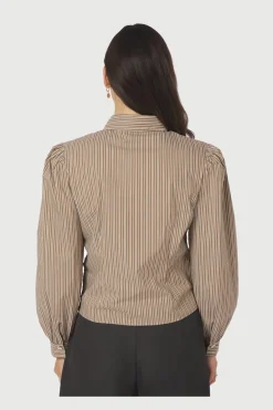 Online Ritta Stripe Shirt 167224 Bluser & Skjorter|Ammevenligt Tøj