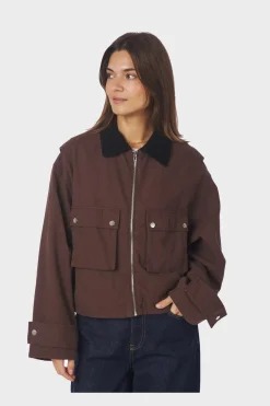 Neo Noir Overtøj & Jakker<Rivera Canvas Boxy Jacket 164402
