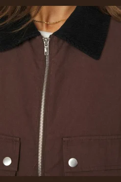 Neo Noir Overtøj & Jakker<Rivera Canvas Boxy Jacket 164402