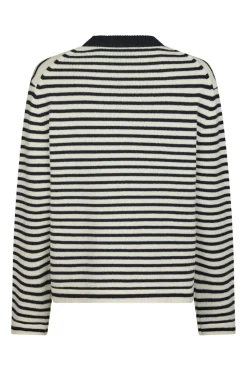 Neo Noir Strik|Bluser & Skjorter<Rivi Stripe Knit Sweater 164957