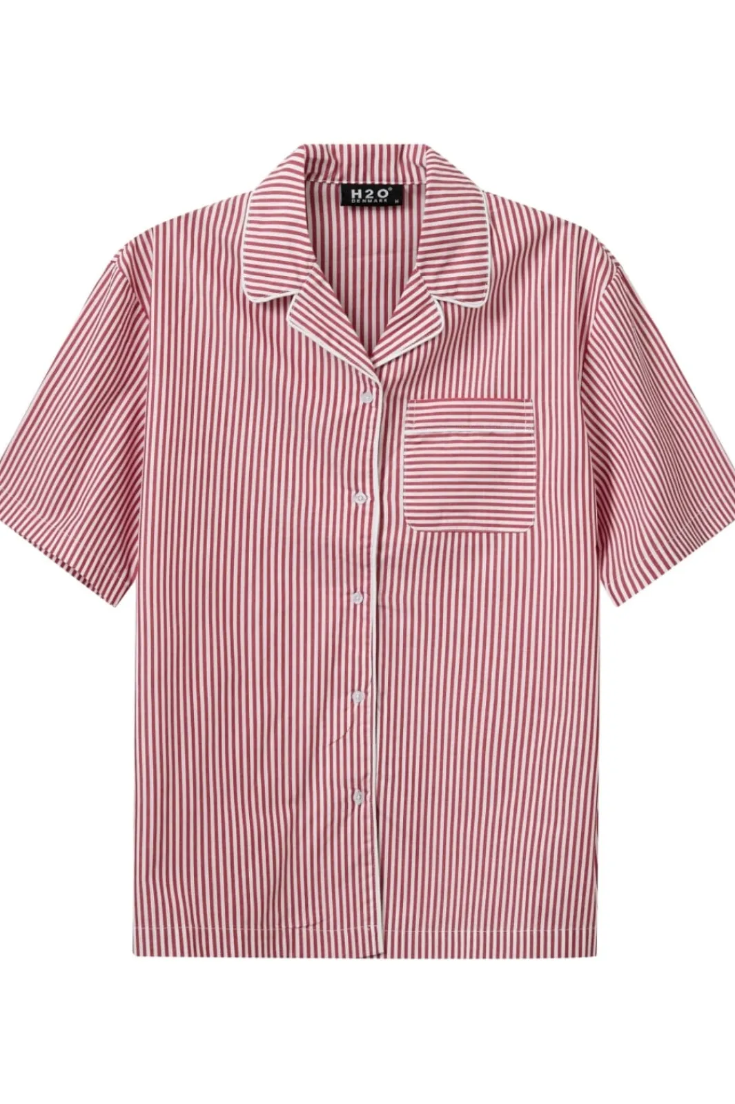 H2O Bluser & Skjorter|Ammevenligt Tøj<Rønne Essential Pajamas Shirt 101012