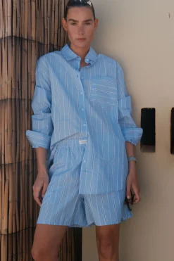 H2O Bluser & Skjorter|Sæt 🛍️<Rønne Essential Pajamas Shirt L/S 101018-2