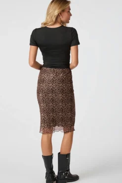 Online Roa Mesh Leo Skirt 164552 Nederdele