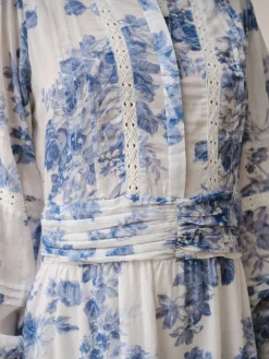 Online Roberta Flower Flow Dress 165425 Kjoler|Ammevenligt Tøj