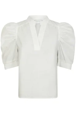 New Roella Poplin Blouse 164283 Bluser & Skjorter