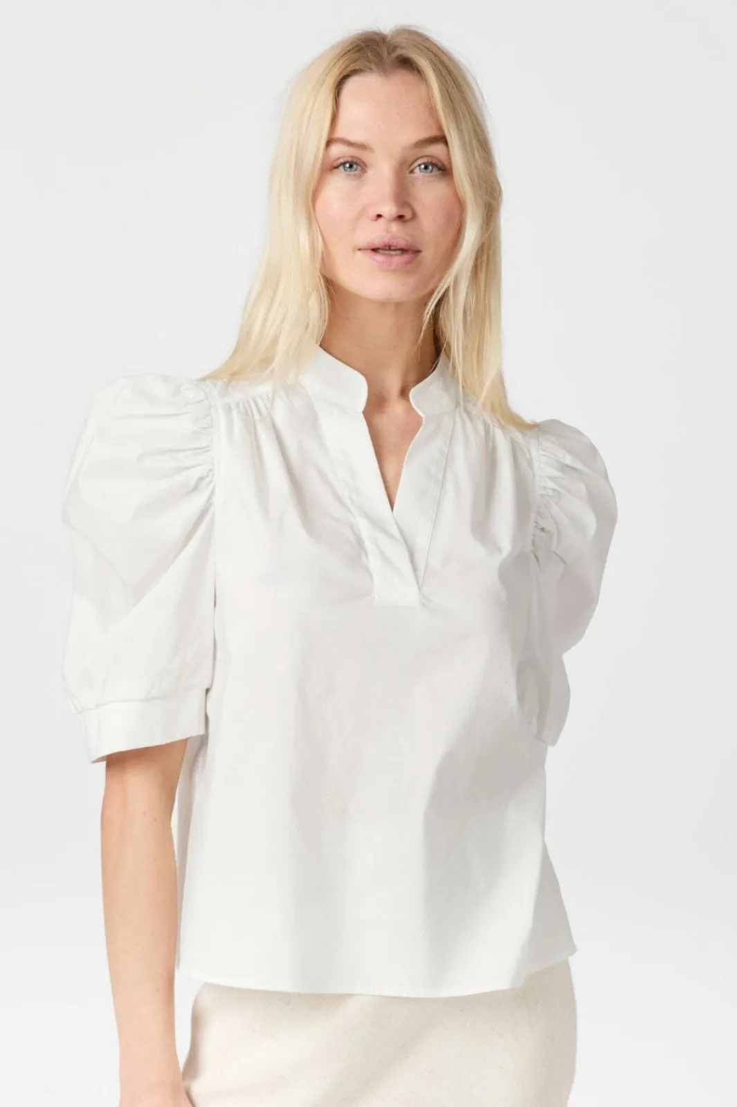 New Roella Poplin Blouse 164283 Bluser & Skjorter