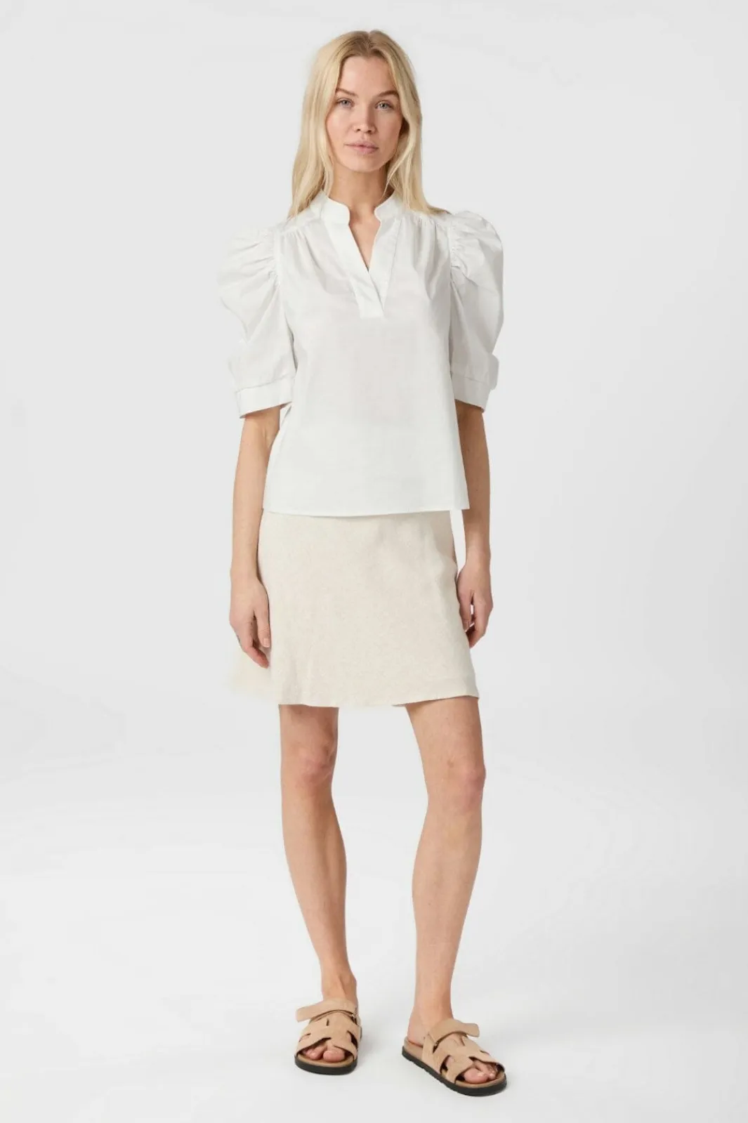 New Roella Poplin Blouse 164283 Bluser & Skjorter