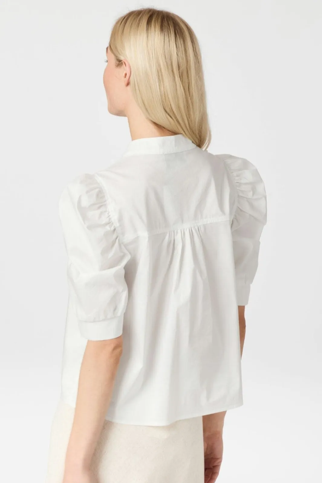 New Roella Poplin Blouse 164283 Bluser & Skjorter