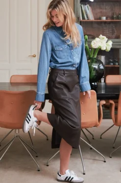 Discount Roger Denim Shirt 162889 Bluser & Skjorter|Ammevenligt Tøj