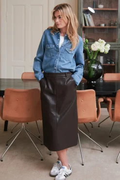 Discount Roger Denim Shirt 162889 Bluser & Skjorter|Ammevenligt Tøj