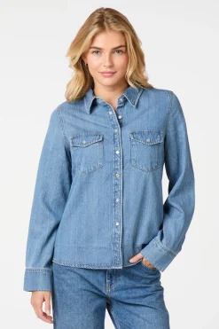 Discount Roger Denim Shirt 162889 Bluser & Skjorter|Ammevenligt Tøj
