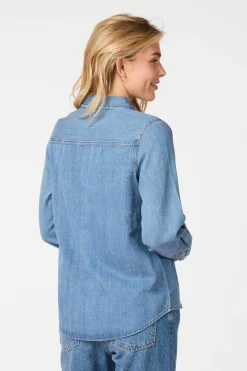 Discount Roger Denim Shirt 162889 Bluser & Skjorter|Ammevenligt Tøj