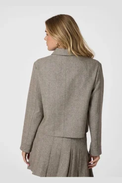 Online Romana Herringbone Jacket 164892 Sæt 🛍️|Overtøj & Jakker