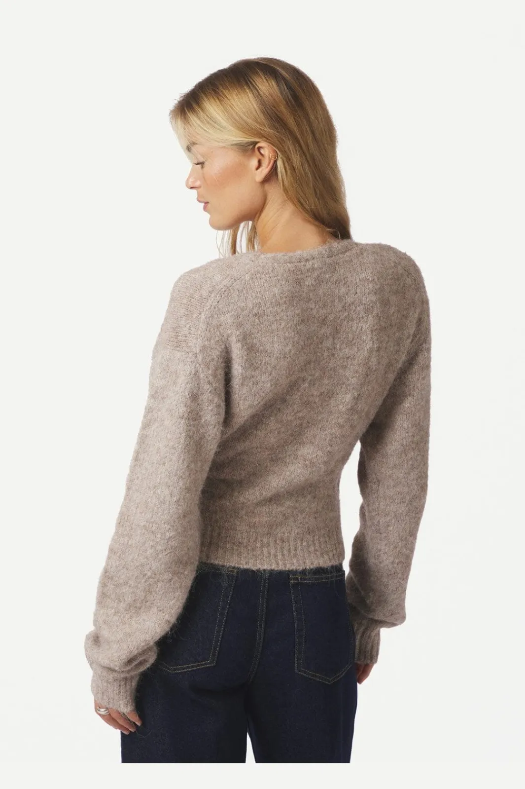 Outlet Ronia Fluffy Wrap Knit Cardigan 166619 Cardigans|Ammevenligt Tøj