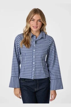 Neo Noir Bluser & Skjorter|Ammevenligt Tøj<Rosa Check Shirt 165895