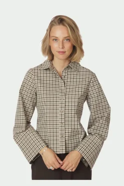 Neo Noir Bluser & Skjorter|Ammevenligt Tøj<Rosa Checked Shirt 167289