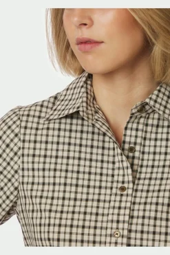 Neo Noir Bluser & Skjorter|Ammevenligt Tøj<Rosa Checked Shirt 167289