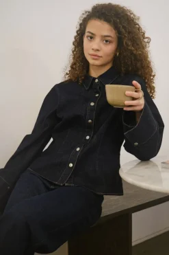 Sale Rosa Denim Shirt 164259 Bluser & Skjorter|Ammevenligt Tøj