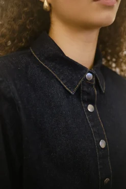 Sale Rosa Denim Shirt 164259 Bluser & Skjorter|Ammevenligt Tøj
