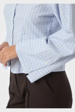 Sale Rosa Light Check Shirt 167942 Bluser & Skjorter|Ammevenligt Tøj